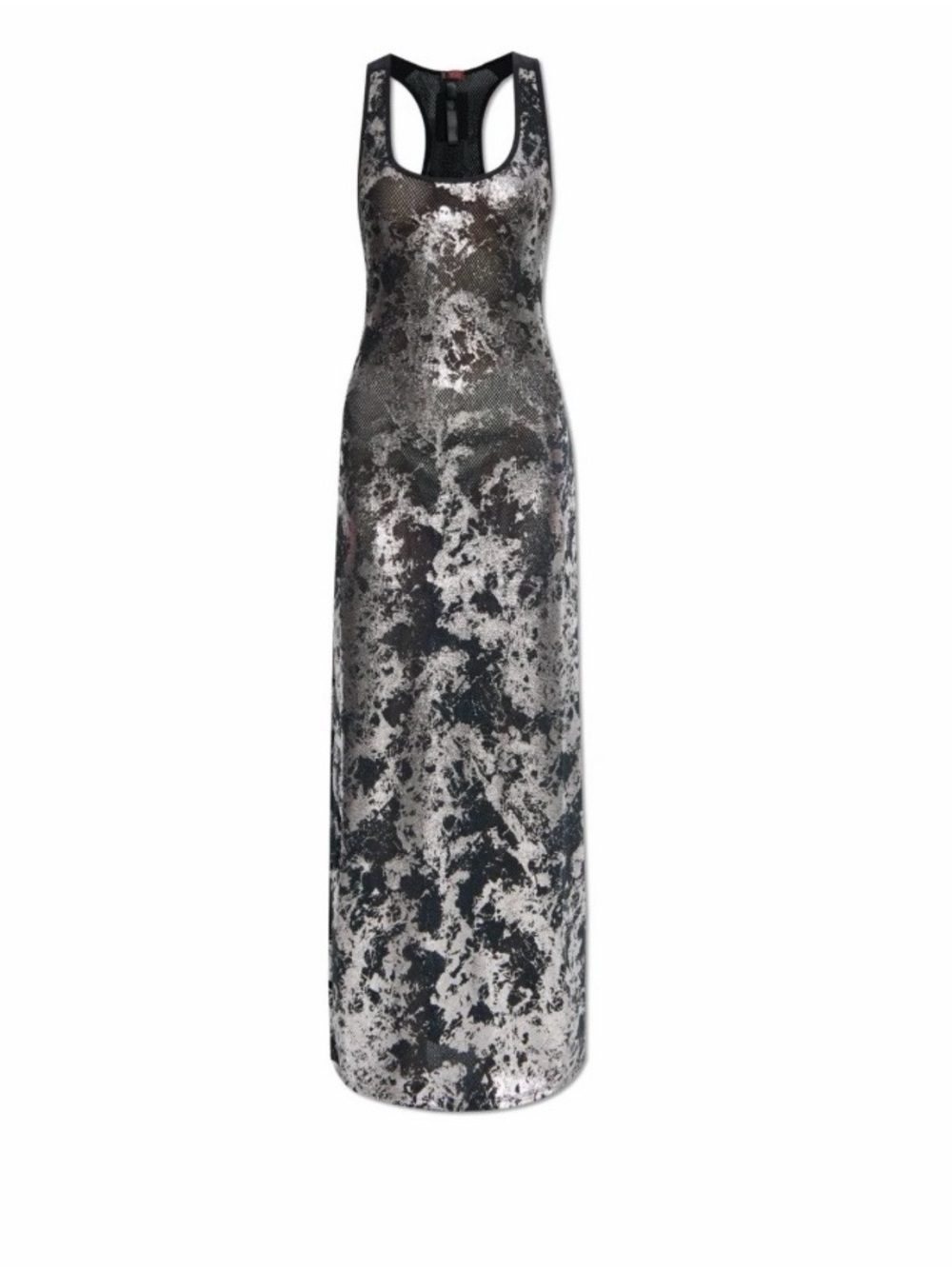 Diesel X Savage X Fenty Metallic Effect Maxi Dress